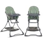 Lorelli Bonbon fix etetőszék - Green Leather 