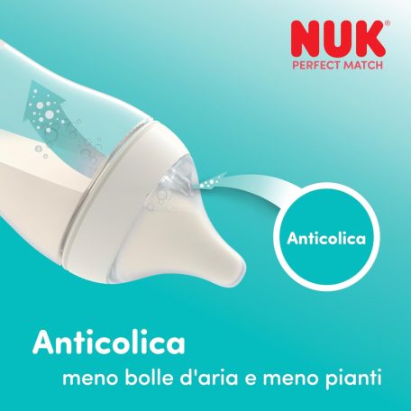 NUK Perfect Match Temperature Control cumisüveg 260 ml 3+hó - Micimackó