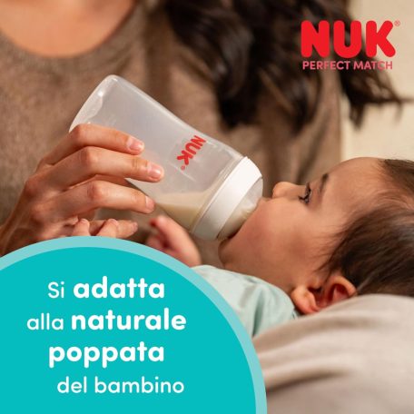 NUK Perfect Match Temperature Control cumisüveg 260 ml 3+hó - Micimackó