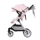 Chipolino Vista 3:1 babakocsi mózessé alakítható sportrésszel - Pink Marshmallow