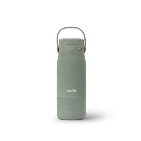 Nuvita Hot'n'go hordozható cumisüveg-melegítő - Sage green - 1190