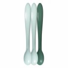 Baby-Nova hosszúnyelű kanál 3 db - zöld