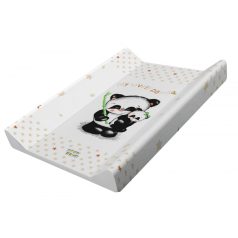   Babastar puha 2 ékes pelenkázó lap 50*70 cm - bézs panda és mamája