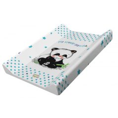 Babastar puha 2 ékes pelenkázó lap 50*70 cm - kék panda