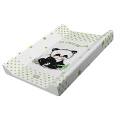 Babastar puha 2 ékes pelenkázó lap 50*70 cm - zöld panda