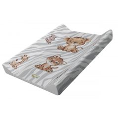   Babastar puha 2 ékes pelenkázó lap 50*70 cm - szürke szafari