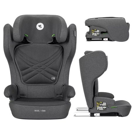 Lorelli Rigel összecsukható isofix gyerekülés 100-150 cm  - Grey
