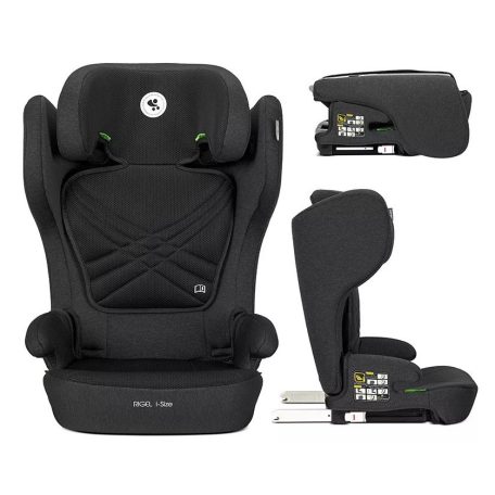 Lorelli Rigel összecsukható isofix gyerekülés 100-150 cm  - Black 