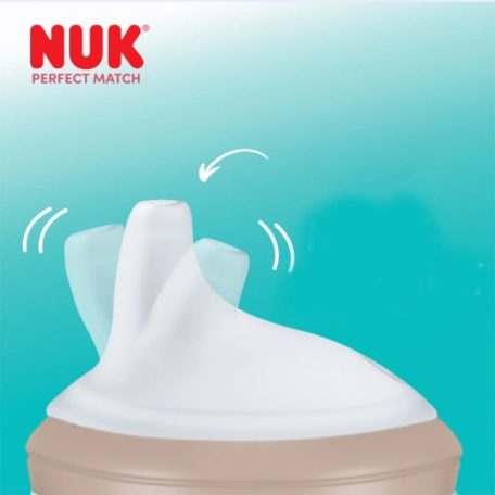 NUK Perfect Match tanulópohár Night 6+hó 150ml - rózsaszín nyuszi