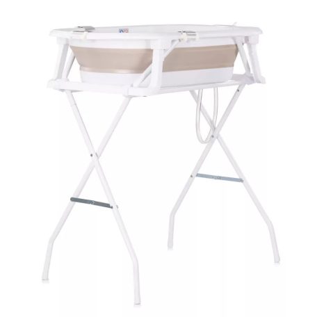 Chipolino Malibu kád leeresztő dugóval 87cm + állvány - beige