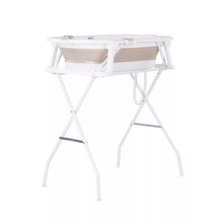 Chipolino Malibu kád leeresztő dugóval 87cm + állvány - beige