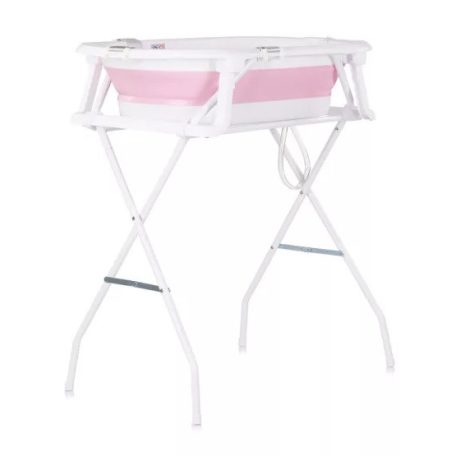 Chipolino Malibu kád leeresztő dugóval 87cm + állvány - pink