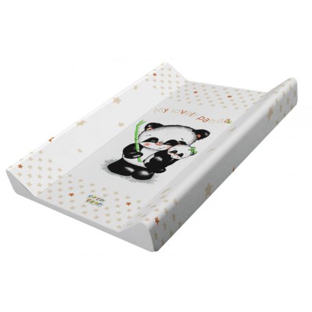 Babastar merev pelenkázó lap 50*70 cm - bézs panda és mamája