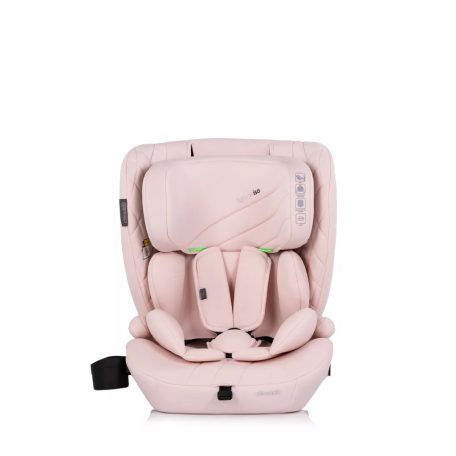 Chipolino Tycoon ISO autósülés Isofix 76-150cm - pink marshmallow 