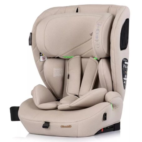 Chipolino Tycoon ISO autósülés Isofix 76-150cm - tiramisu 