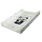 Babastar merev pelenkázó lap 50*70 cm - zöld panda és mamája