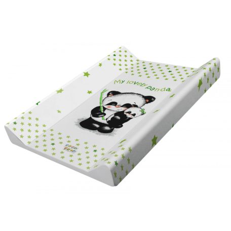 Babastar merev pelenkázó lap 50*70 cm - zöld panda és mamája