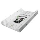 Babastar merev pelenkázó lap 50*70 cm - szürke panda és mamája