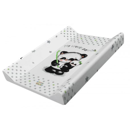Babastar merev pelenkázó lap 50*70 cm - szürke panda és mamája