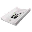 Babastar merev pelenkázó lap 50*70 cm - rózsaszín panda és mamája
