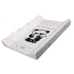   Babastar merev pelenkázó lap 50*70 cm - rózsaszín panda és mamája