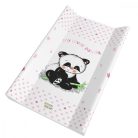 Babastar merev pelenkázó lap 50*80 cm - rózsaszín panda