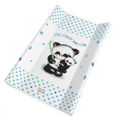   Babastar merev pelenkázó lap 50*80 cm - kék panda és mamája