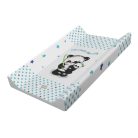 Babastar merev pelenkázó lap 50*80 cm - kék panda és mamája