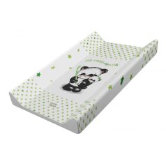   Babastar merev pelenkázó lap 50*80 cm - zöld panda és mamája