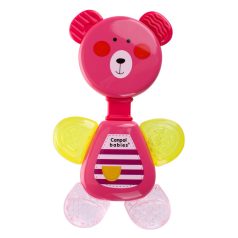 Canpol csörgő  rágóka - rózsaszín maci