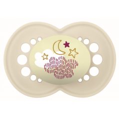   MAM Original Night 16+ szilikon nyugtató cumi - drapp/lila felhő