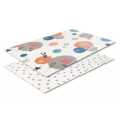   Lorelli Összehajtható 2 oldalas thermo játszószőnyeg 120x180cm - Blue Ocean & stars 