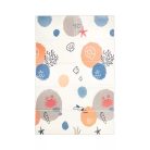 Lorelli Összehajtható 2 oldalas thermo játszószőnyeg 120x180cm - Blue Ocean & stars 