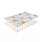 Lorelli Összehajtható 2 oldalas thermo játszószőnyeg 120x180cm - Grey Buddies & stars 