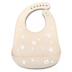 Lorelli szilikon előke - Beige 