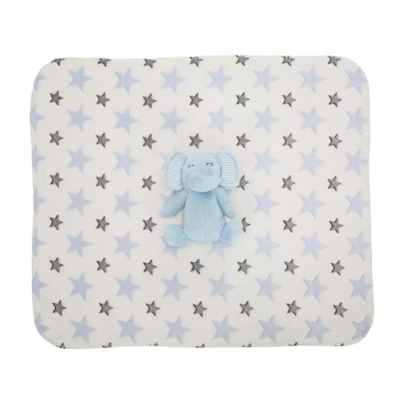 Lorelli Nappy takaró 75x90 cm - Blue Elephant 