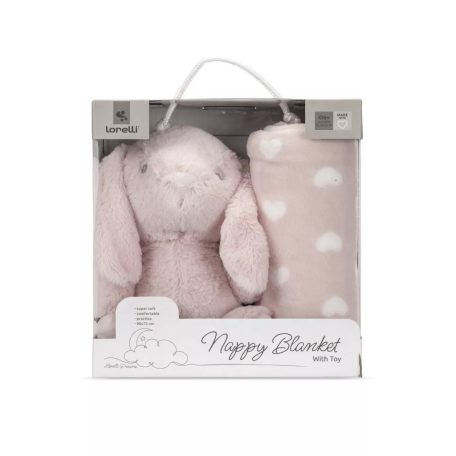 Lorelli Nappy takaró 75x90 cm - Bunny 