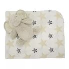 Lorelli Nappy takaró 75x90 cm - Beige Elephant 