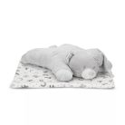 Lorelli Poffy Duo takaró 75x90 cm párnával 45x30 cm - White Grey Teddy Bear