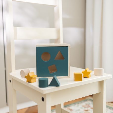 P&M Fa formaválogató játék Gravity Wood of Mars 12hó+ Cosmic Blue