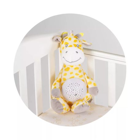 Chipolino projektoros zenélő plüss játék - Giraffe