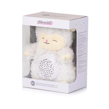 Chipolino projektoros zenélő plüss játék - Lamb