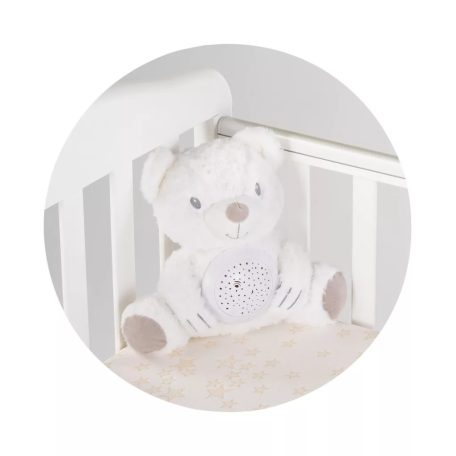 Chipolino projektoros zenélő plüss játék - Bear" white