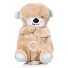 Chipolino Otter zenélő plüss játék - beige