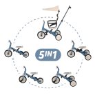 P&M Turbo Plus 5in1 Multifunkciós tricikli - Ocean Blue