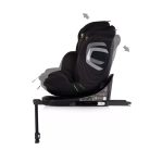 Chipolino Clima Air I-Size autósülés 40-150cm - blackberry