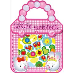 Mókás matricák 1. - rózsaszín 