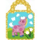 Mókás matricák 1. - rózsaszín 