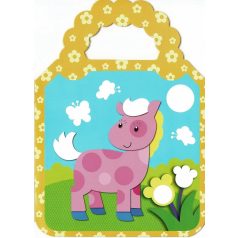 Mókás matricák 1. - rózsaszín 