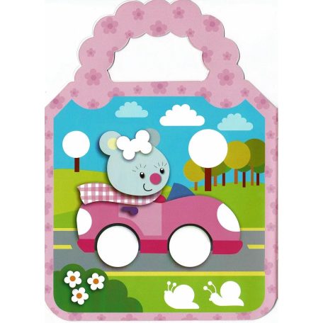 Mókás matricák 1. - rózsaszín 